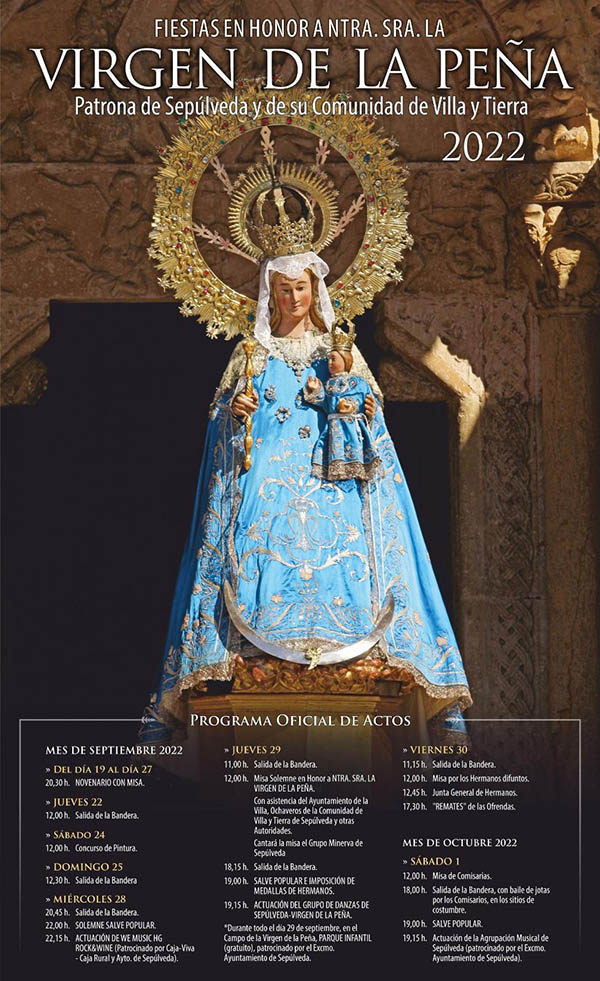 Fiestas en honor a Nuestra Señora de la Peña 2022 Sepúlveda